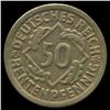 Image 2 : 1924F Germany 50pfg XF Scarce (COI-8106)