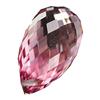 Image 1 : 0.65ct Natural Pink Tourmaline Briolette (GMR-0410)