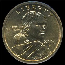 2000D Sacagawea GEM $1 Coin PCGS MS67 (COI-6357)