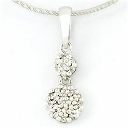 .26ct Genuine Natural Diamond 9k Wht Gold Pendant (JEW-9288X)