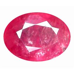3.00ct Oval Cut Pinkish Red Ruby Wonderful  (GEM-10417)
