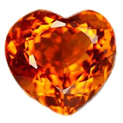 17.3ct Heart Cut Reddish Citrine Brazil FLAWLESS (GEM-10731)