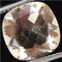 3.30ct Clear Champagne Oregon Sunstone Cushion (GEM-31069)
