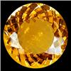 21.85ct Round Golden Yellow Citrine Appr Est $670 (GEM-14081)