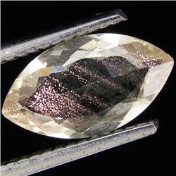 1.55ct Clear Champagne Oregon Sunstone Marquise (GEM-31049)