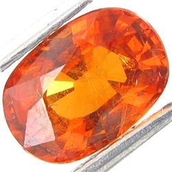 2.57ct Oval Fanta Color Spessartite Garnet (GEM-19469)