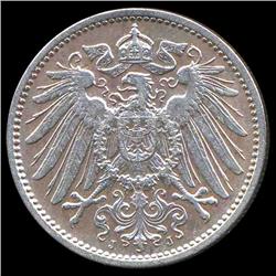 1907J Germany 1 Mark Hi Grade RARE (COI-8042)