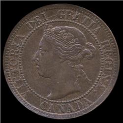 1895 Canada Cent Unc MS65+ Red BN (COI-7722)