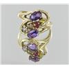 20ctw Stinning Ladies 10k Multi-gem Ring (JEW-2028)