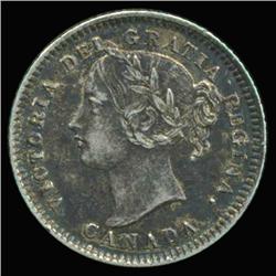 1880 Canada 10c Silver Hi Grade (COI-6730)