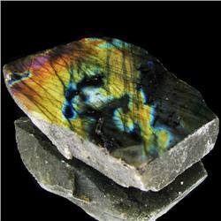 334.60ct Labradorite Polished Slab Peacock Colors (GEM-30345)