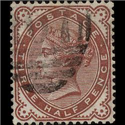 1880 RARE GB 1.5p Venetian Red Used Stamp  (STM-1294)