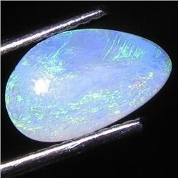 1.06ct Australian Black Opal Doublet Full Fire (GEM-31471)