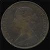 1862 British Victoria Halfpenny XF/VF (COI-7249)