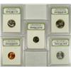 Image 1 : LOT OF 5 INB CASED US COINS