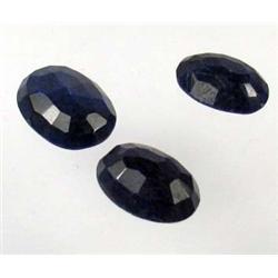 LOT OF 3 NATURAL BLUE SAPPHIRES - 49.3 CT.