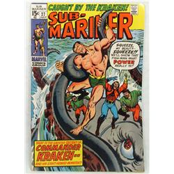 VINTAGE SUB-MARINER NO. 27 COMIC BOOK - 15 CENT CO