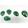 Image 1 : LOT OF 5 NATURAL BRAZILIAN EMERALD BRIOLETTES - DR