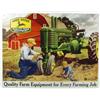 Image 1 : JOHN DEERE METAL ADVERTISING SIGN - APPROX. 12.5"