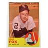 Image 1 : 1963 TOPPS NELLIE FOX NO. 525 BASEBALL CARD