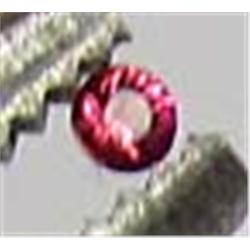 2.3 MM TOP ORANGE NATURAL SAPPHIRE - DIAMOND CUT -