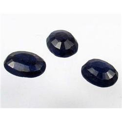 LOT OF 3 BLUE SAPPHIRES - 23.1 CT.