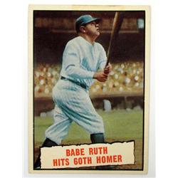 1961 TOPPS BABE RUTH NO. 401 BASEBALL CARD