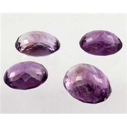 LOT OF 4 AMETHYSTS - 25.7 CT.