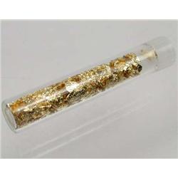 VIAL OF GOLD FLAKES