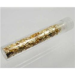 VIAL OF GOLD FLAKES