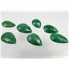 Image 1 : LOT OF 7 NATURAL BRAZILIAN EMERALD BRIOLETTES - DR