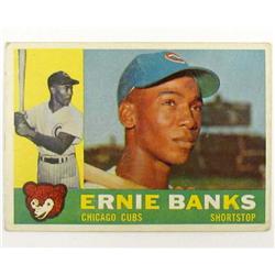 1960 TOPPS ERNIE BANKS NO. 10 BASEBALL CARD