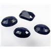 Image 1 : LOT OF 4 NATURAL BLUE SAPPHIRES - 81.6 CT.