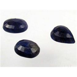 LOT OF 3 BLUE SAPPHIRES - 21.5 CT.