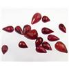 Image 1 : LOT OF 15 NATURAL RUBY BRIOLETTES - DRILLED - 70.4
