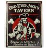 Image 1 : ONE EYED JACKS TAVERN METAL ADVERTISING SIGN - APP