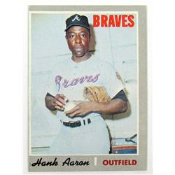 1970 TOPPS HANK AARON NO. 500 BASEBALL CARD