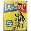 Image 1 : TOPPS BASKETBALL 5 CENTS METAL ADVERTISING SIGN -