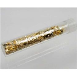 VIAL OF GOLD FLAKES