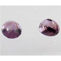 LOT OF 2 AMETHYSTS - 13.5 CT.