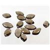 Image 1 : LOT OF 14 NATURAL SMOKEY QUARTZ - DRILLED - 37.3 C