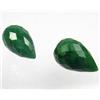 Image 1 : LOT OF 2 NATURAL BRAZILIAN EMERALD BRIOLETTES - DR