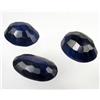 Image 1 : LOT OF 3 NATURAL BLUE SAPPHIRES - 61.5 CT.