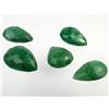 Image 1 : LOT OF 5 NATURAL BRAZILIAN EMERALD BRIOLETTES - DR