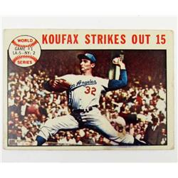 1964 TOPPS SANDY KOUFAX NO. 136 BASEBALL CARD