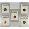 Image 1 : LOT OF 5 INB CASED US COINS