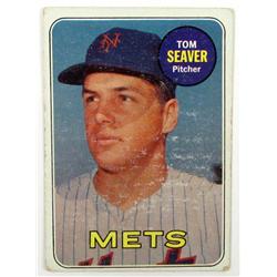 1969 TOPPS TOM SEAVER NO. 480 BASEBALL CARD