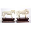 Image 2 : Chinese Ivory Elephant/Horse Figures