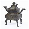 Image 1 : Chinese Small Patinated Metal Censer