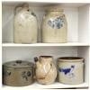 Image 1 : Saltglaze stoneware crocks